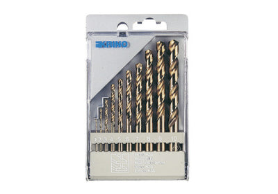 10 195 -fully ground Twist drill set, HSS-Co 5%.