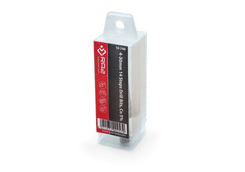 10 740 -Step drill bits, HSS-Co 5%