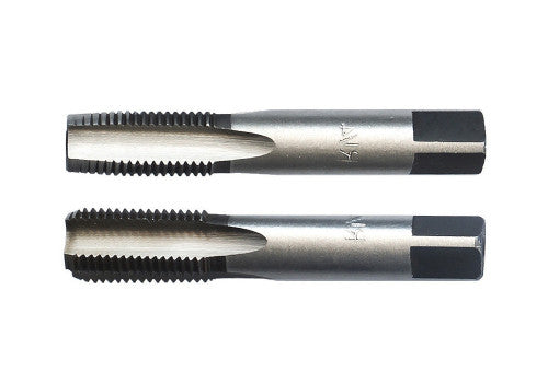11 020 -Hand taps, cylindrical GAS thread, chrome-steel,2 pcs.