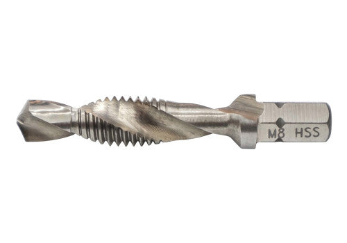 11 720 -Threading bits with ¼" hex drive, coarse pitch, metric thread.