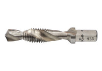 11 720 -Threading bits with ¼" hex drive, coarse pitch, metric thread.