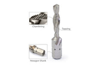 11 720 -Threading bits with ¼" hex drive, coarse pitch, metric thread.