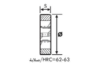 11 814 -Round dies, WhitWorth thread, chrome-steel.