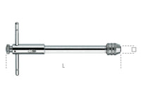 11 916 -Reversible ratcheting tap wrenches, long series.