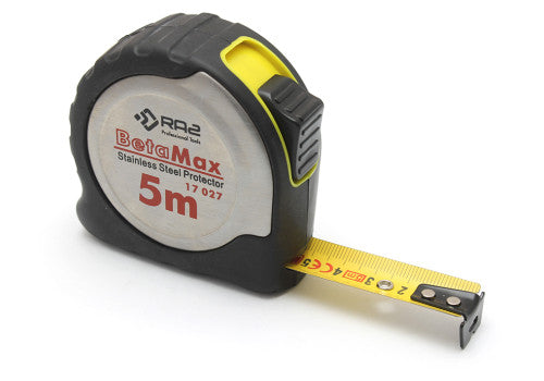 17 027 -Heavy duty Measuring tape , rubber grip.