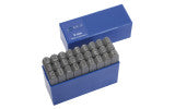 17 182 -27 pcs letter marking punch set, German character.