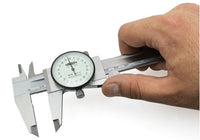 17 260 -High quality analogue caliper, stainless steel, size 0-150 mm.