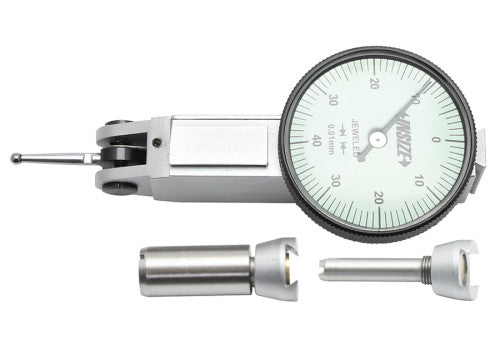17 655 -Dial test indicator, with adjustable stylus, Rang 0 - 0,8 mm.